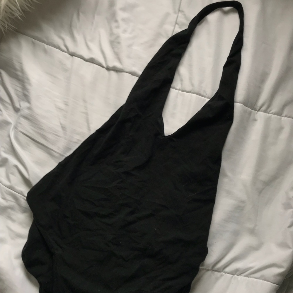 Black American Apparel Bodysuit